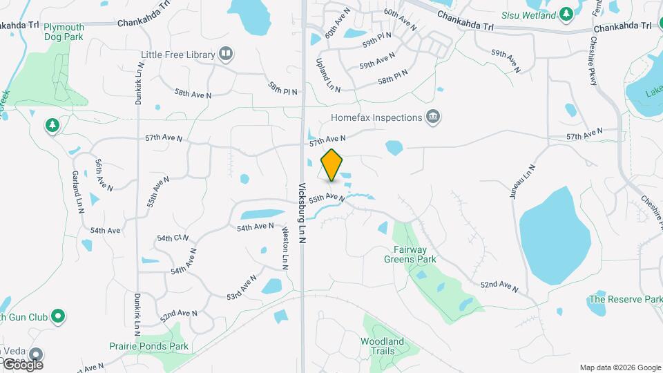 5510 Upland Ln N Map and Location Details