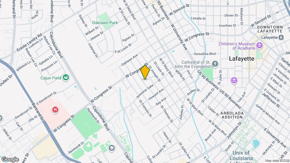 714 St Thomas St Map and Location Details