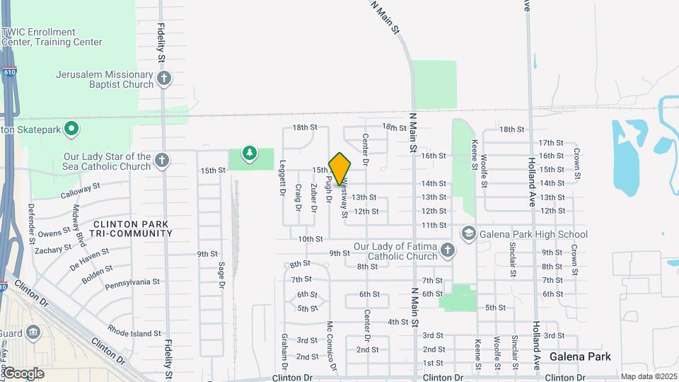 1307 Westway St Map and Location Details