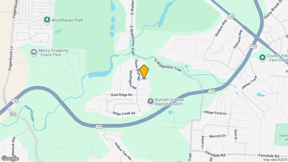 7402 Stone Bluff Ct Map and Location Details