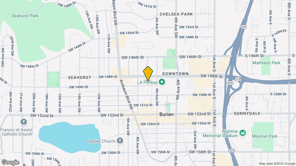 630 SW 149th St Map and Location Details