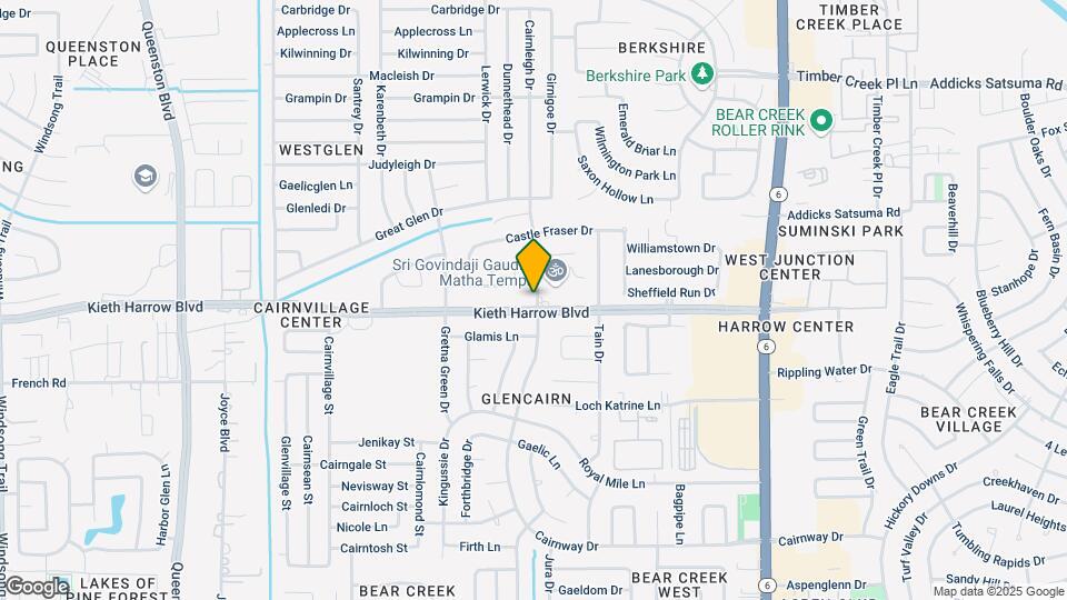 16702 Kieth Harrow Blvd Map and Location Details
