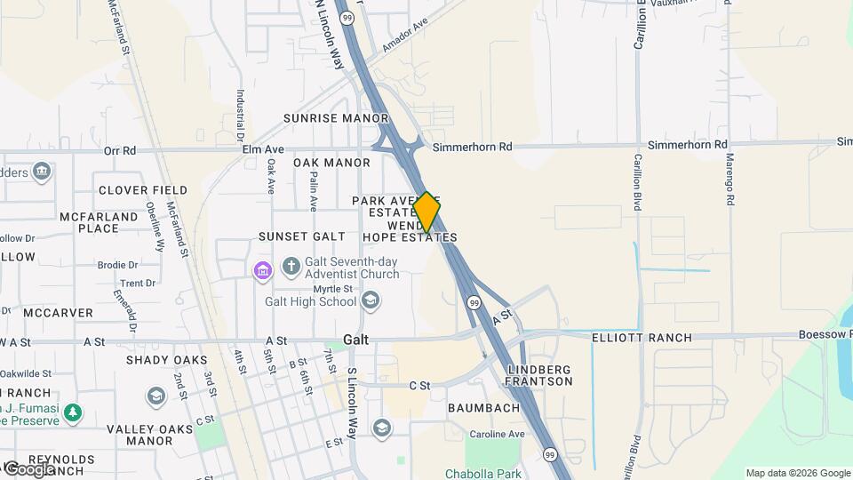 250 Camellia Way Map and Location Details