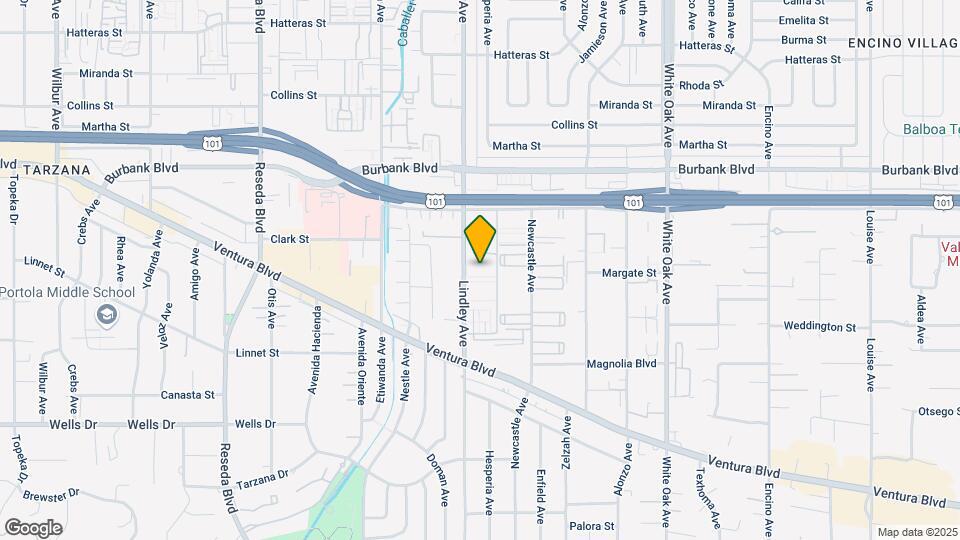 5400 Lindley Ave, Unit 309 Map and Location Details