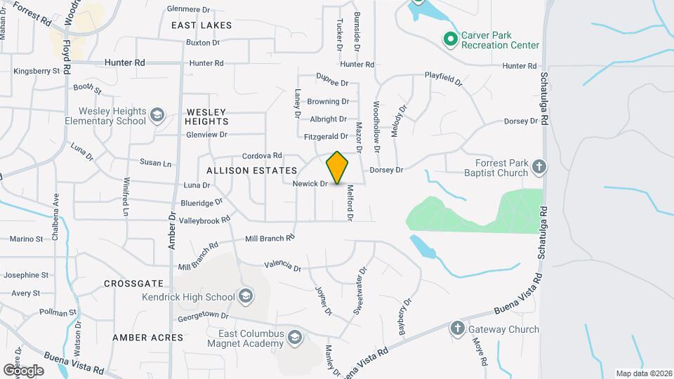 6330 Newick Dr Map and Location Details
