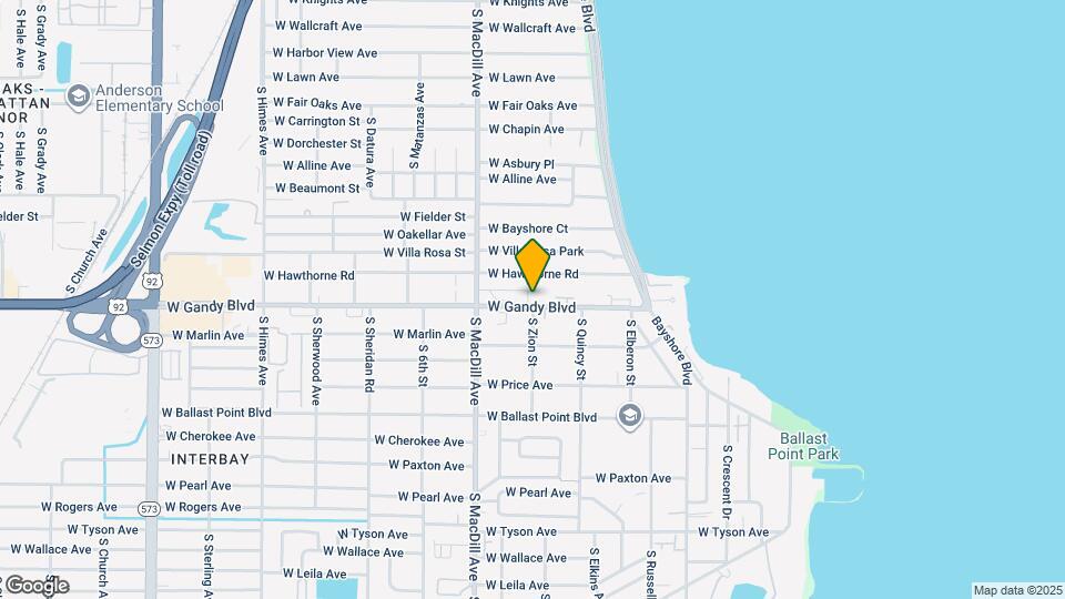 2927 W Gandy Blvd Map and Location Details