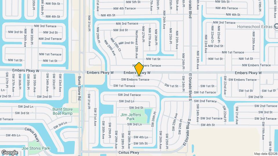 2725 SW Embers Terrace Map and Location Details