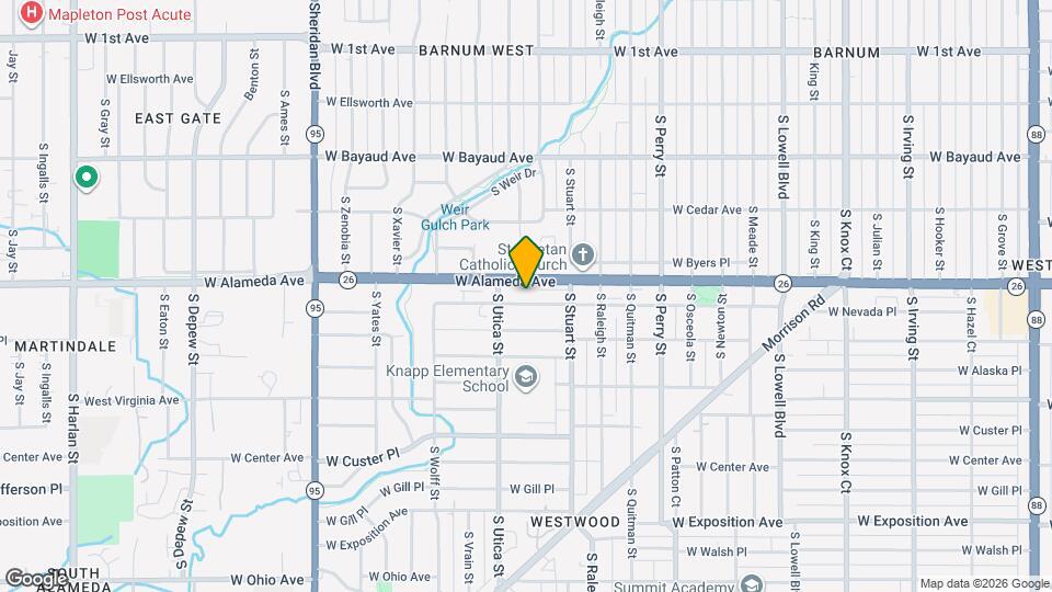 4439 W Nevada Pl Map and Location Details