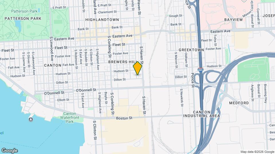 921 Grundy St Map and Location Details