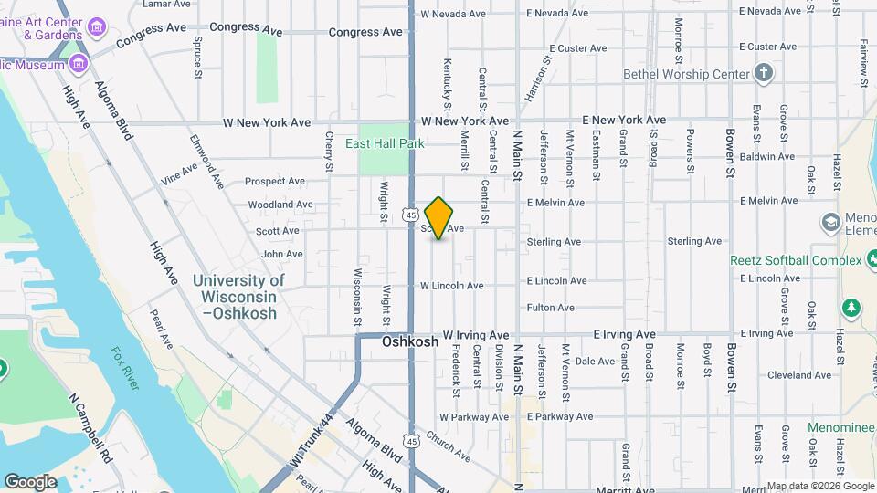 846 Franklin St Map and Location Details