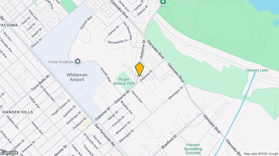 12375 Osborne Pl Map and Location Details