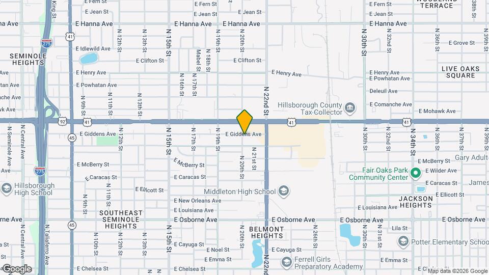 2001 E Giddens Ave Map and Location Details