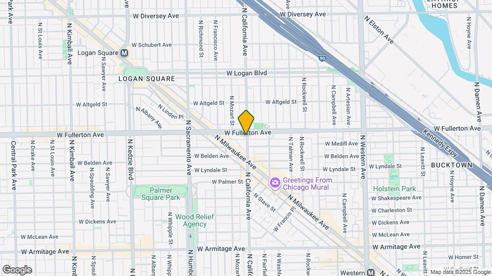 2354 N California Ave Mapa y Detalles de la Ubicación