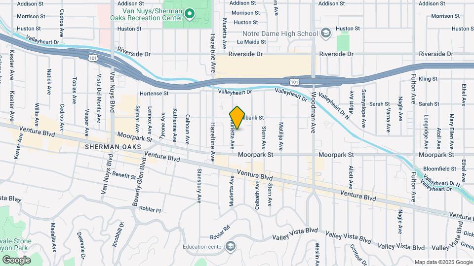 4450 Murietta Ave Map and Location Details