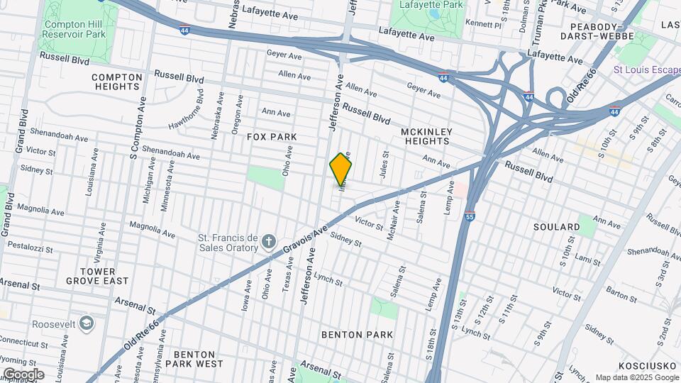 2319 Indiana Ave Mapa y Detalles de la Ubicación