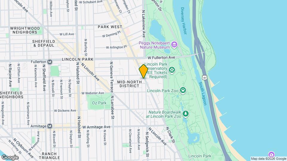 2246 N Clark St Map and Location Details