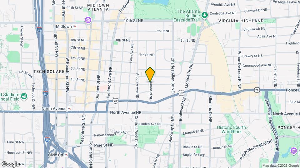 344 4th St NE Map and Location Details