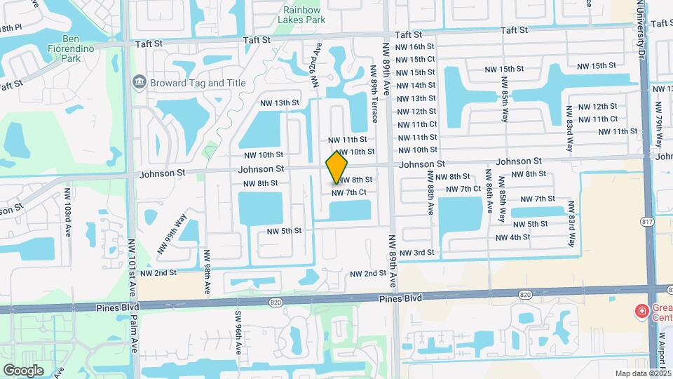 9021 NW 7th Ct Map and Location Details