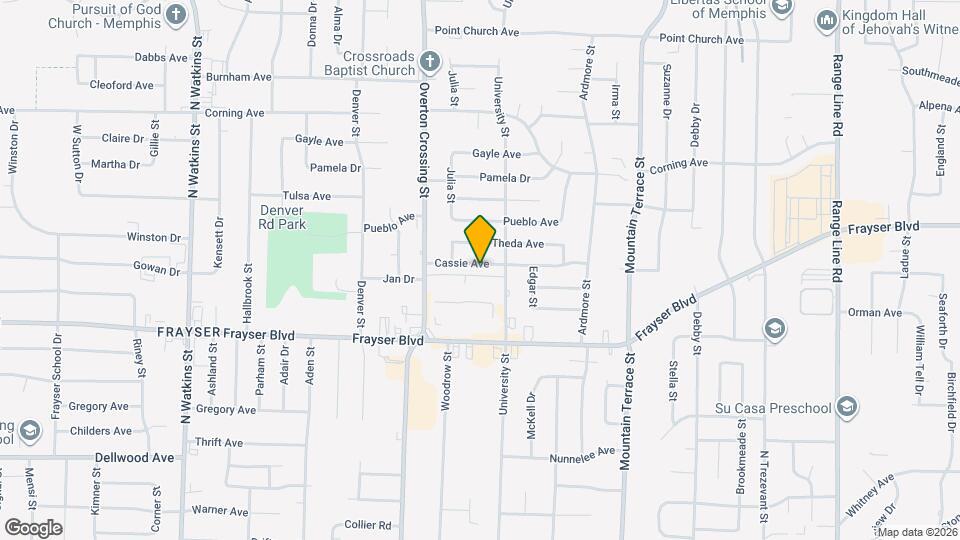 2183 Cassie Ave Map and Location Details