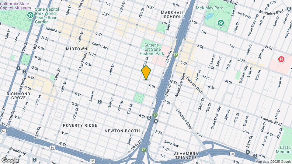 2721 O St Map and Location Details