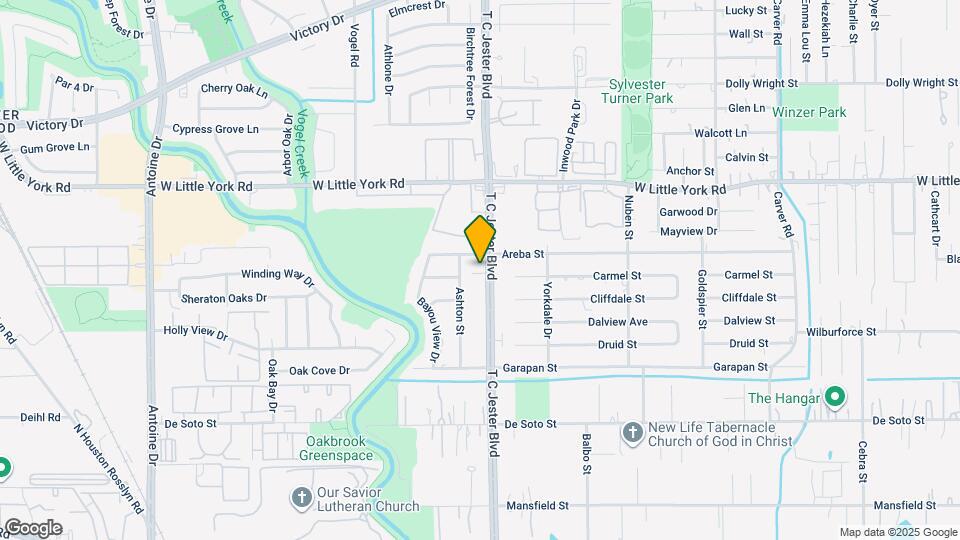 6635 T C Jester Blvd Map and Location Details