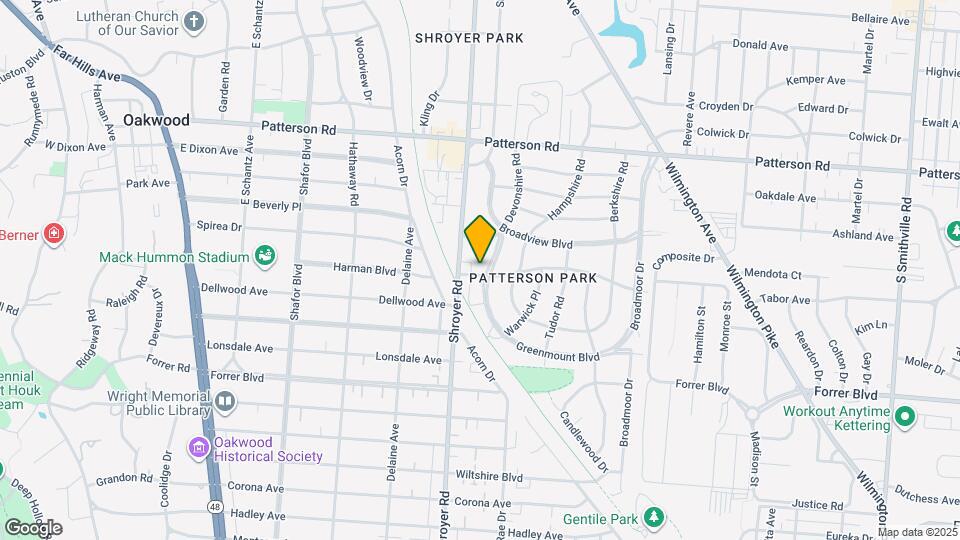 619 Gainsborough Rd Map and Location Details