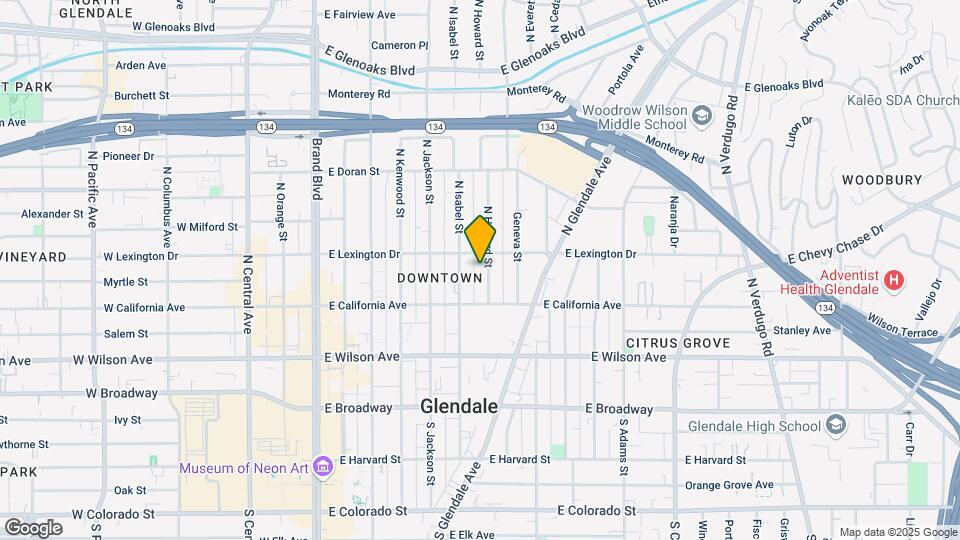 335 N Howard St Map and Location Details