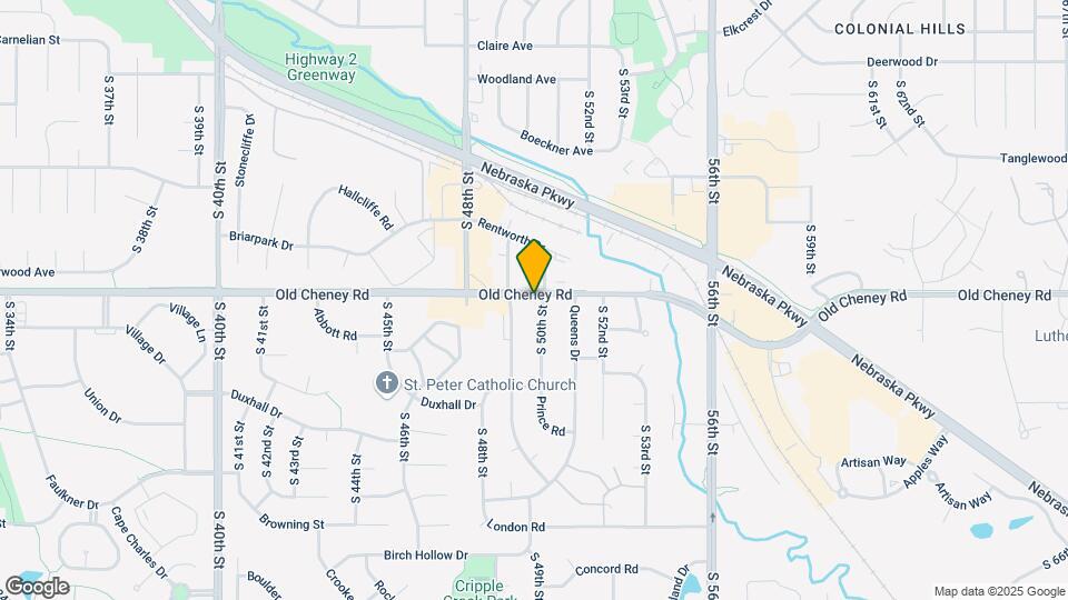 5701 S 50th St Map and Location Details