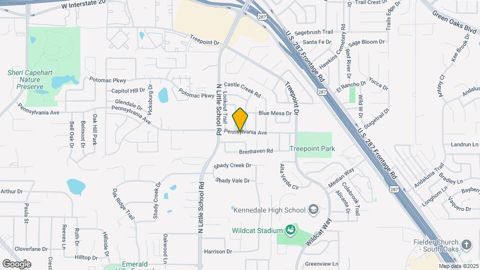 6202 Pennsylvania Ave Map and Location Details