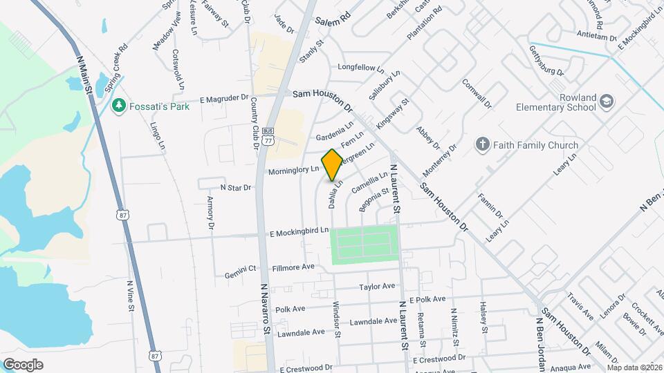 4713 Dahlia Ln Map and Location Details