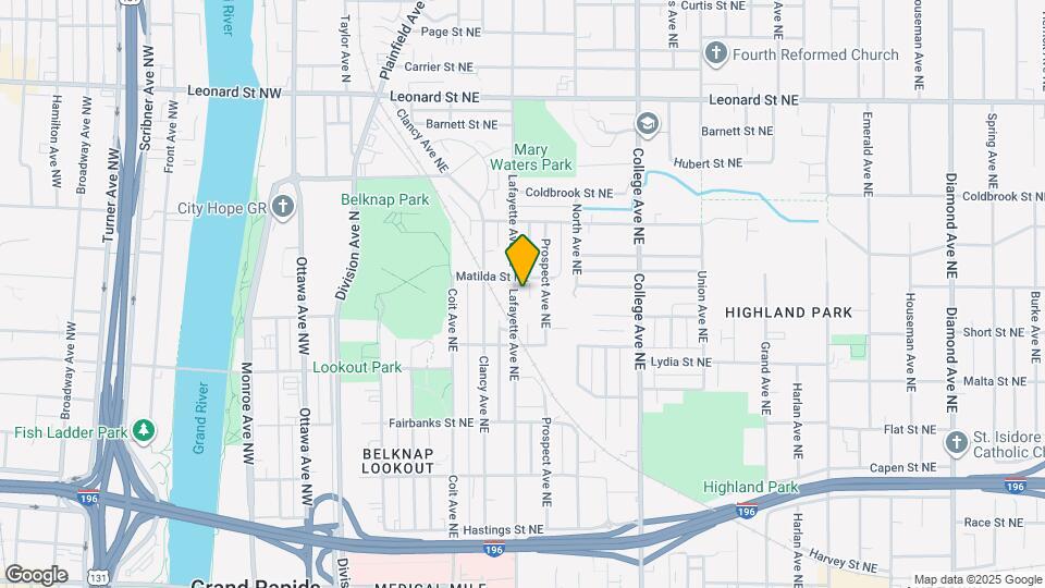 846 Lafayette Ave NE Map and Location Details