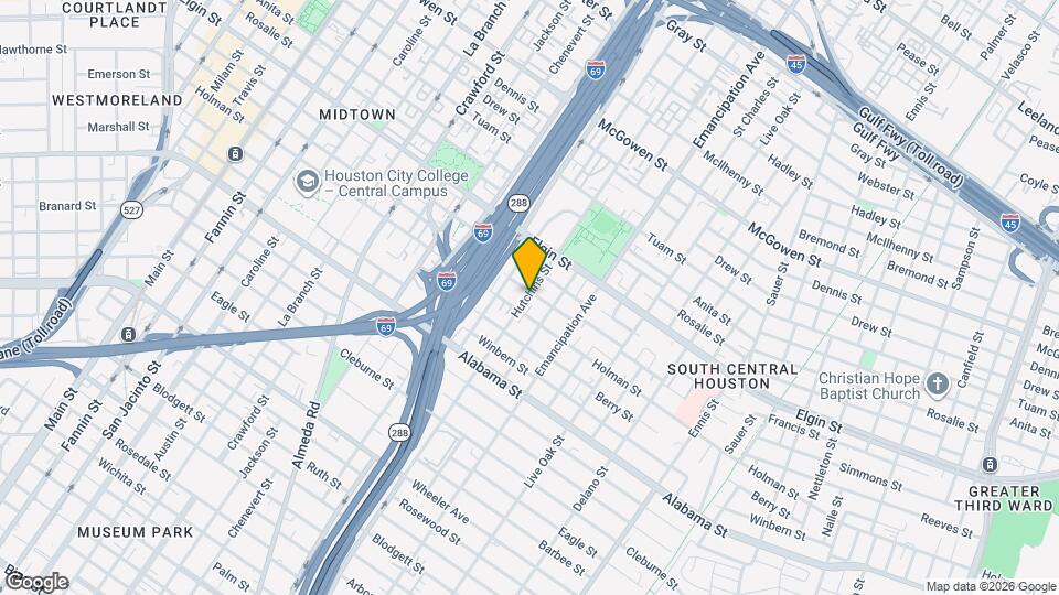 3407 Hutchins St Map and Location Details