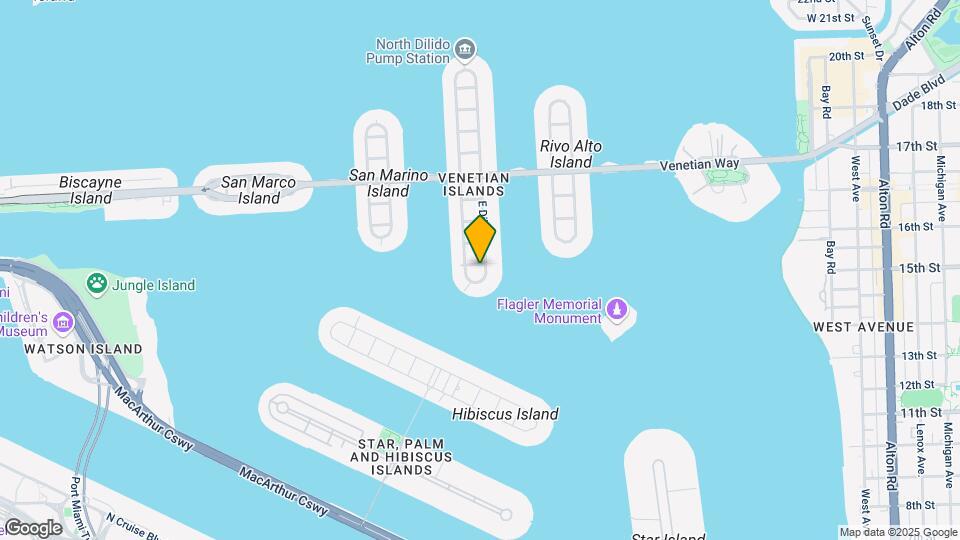 50 E Dilido Dr Mapa y Detalles de la Ubicación