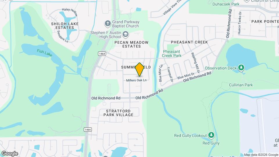 3102 Millers Oak Ln Map and Location Details