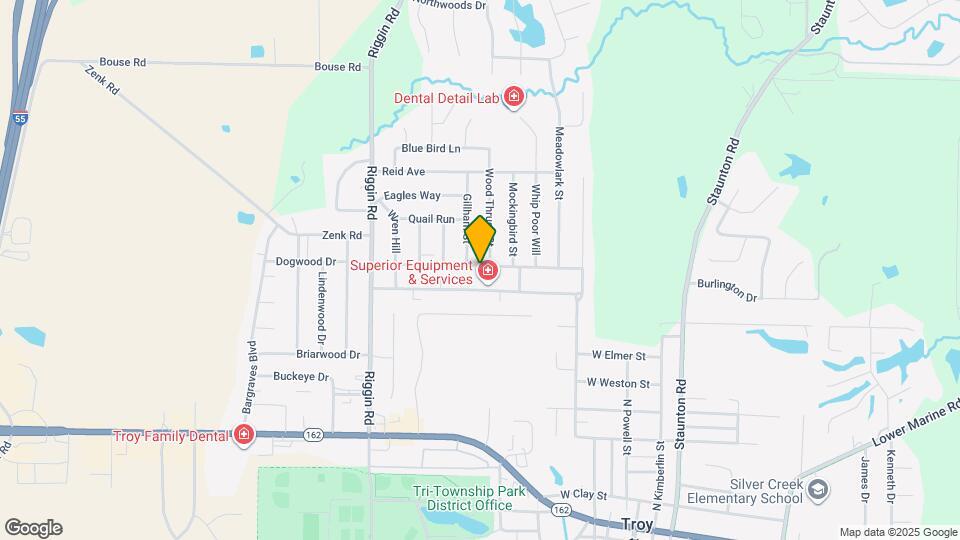 402 Red Bird St Map and Location Details