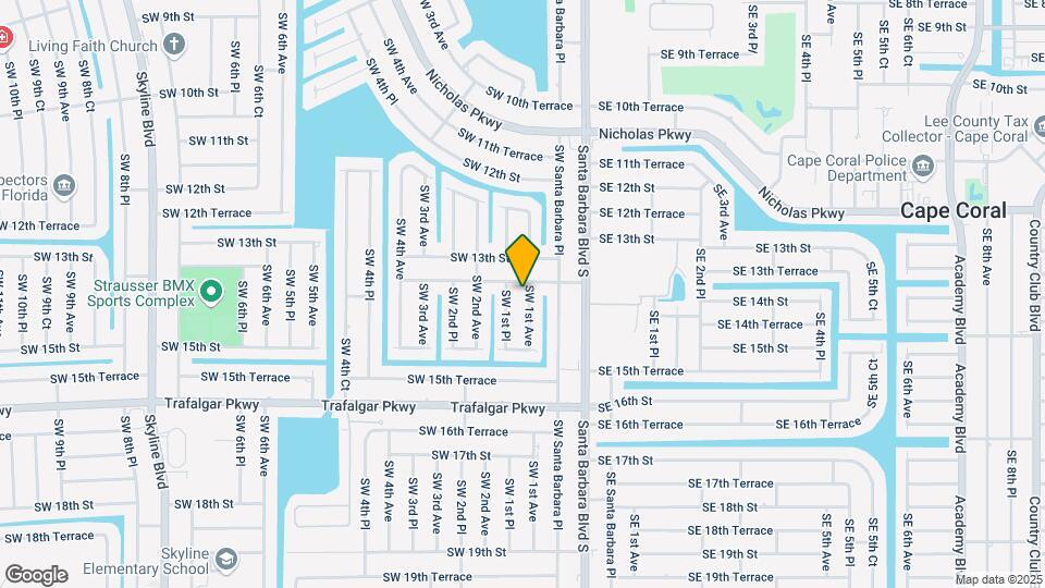 1324 SW 1st Ave Map and Location Details