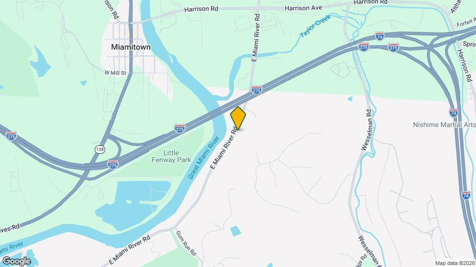 6322 E Miami River Rd Map and Location Details