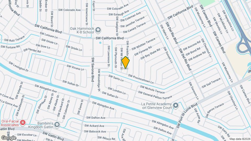 2292 SW Franklin St Map and Location Details