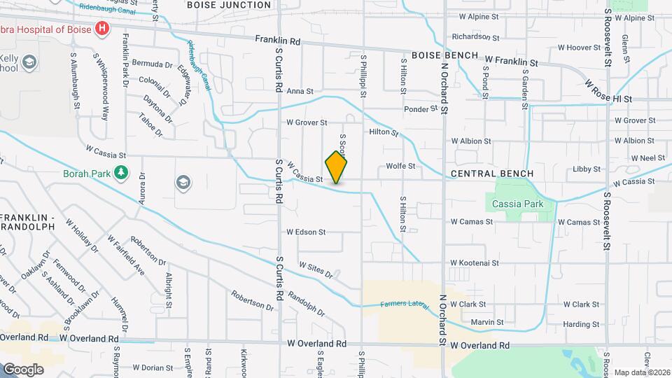 5585 W Cassia St Map and Location Details