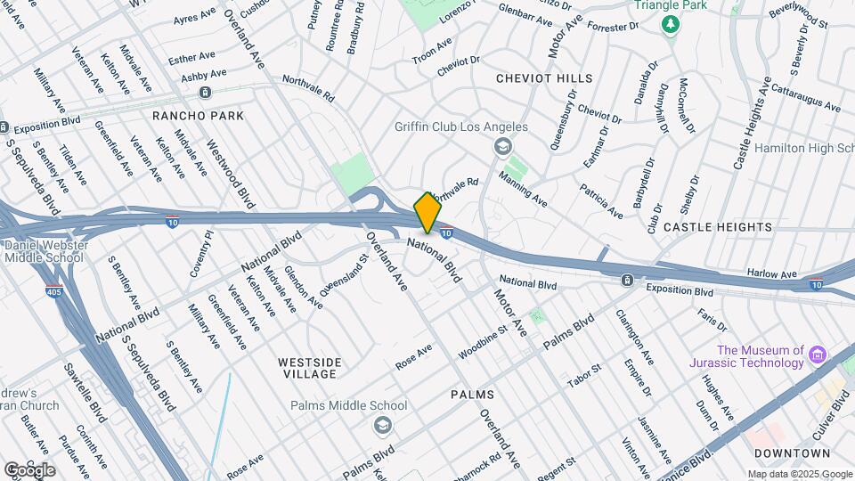 10555 National Blvd Mapa y Detalles de la Ubicación