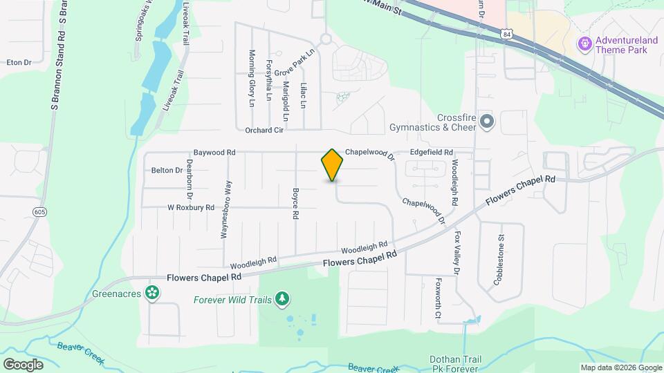 600 Chapelwood Dr Map and Location Details