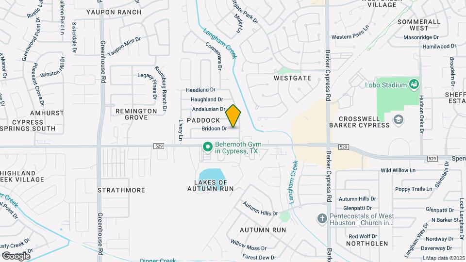 18511 Bridoon Dr Map and Location Details