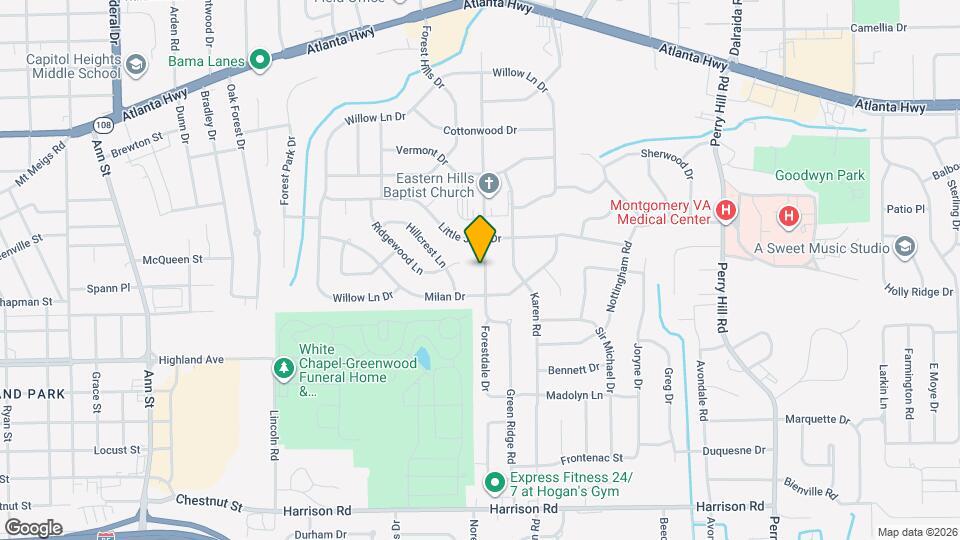 624 Green Ridge Rd Map and Location Details