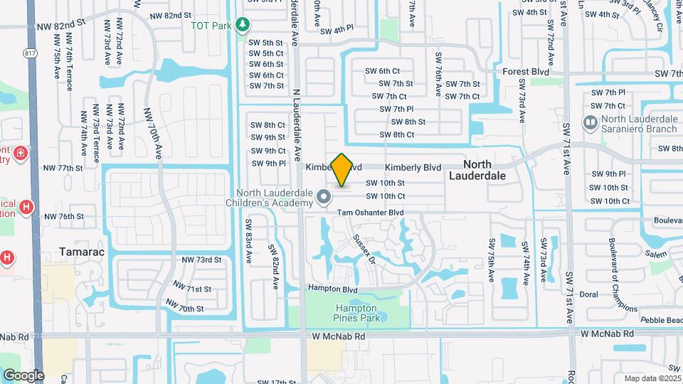 7931 SW 10th Ct Map and Location Details