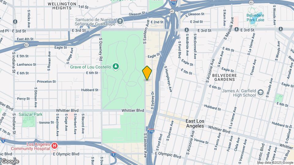 612-620 S Eastern Ave Map and Location Details