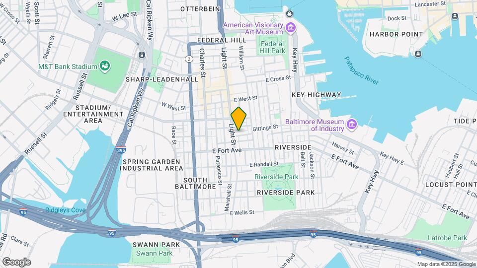 106 E Clement St Map and Location Details