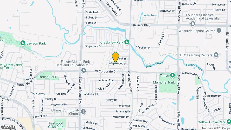 1334 Maplewood Dr Map and Location Details