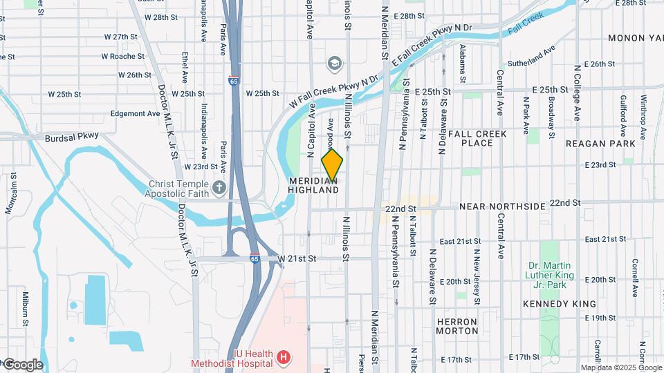 2243 N Kenwood Ave Map and Location Details