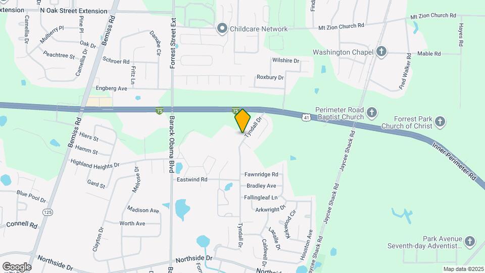 3126 Tyndall Dr Map and Location Details