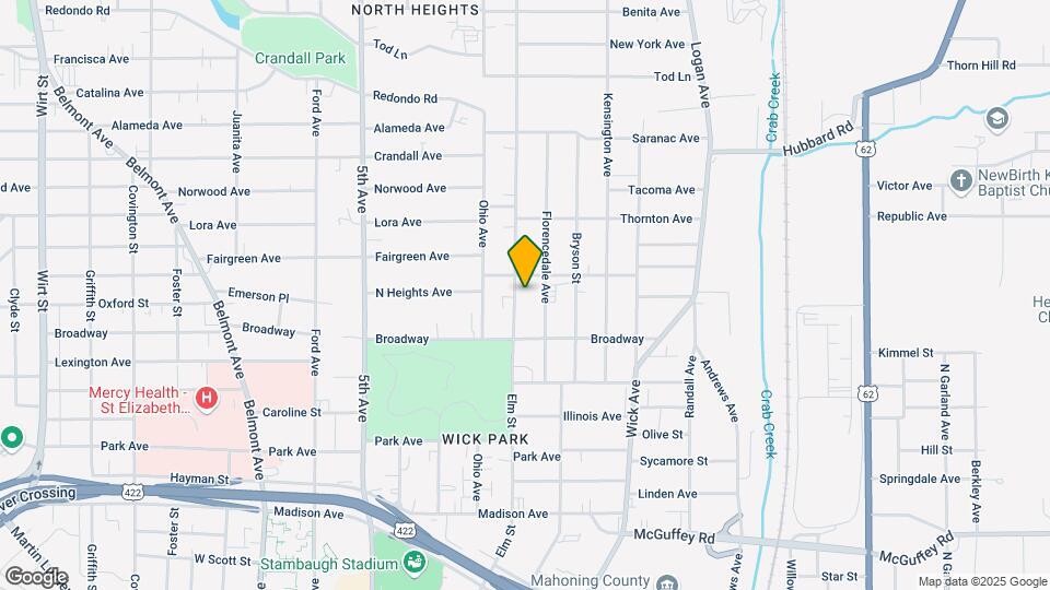 1339 Elm St Map and Location Details